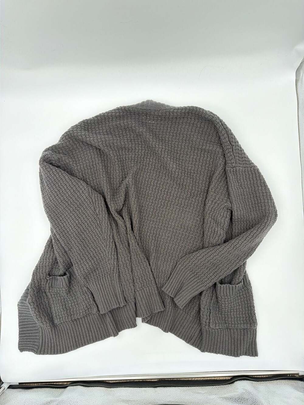American Eagle Waffle Knit Open Front Cardigan Size M - Picture 5 of 5